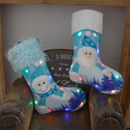 Glowing Christmas Stockings with Lights – Festive, Fun, and Perfect for Holiday Cheer!