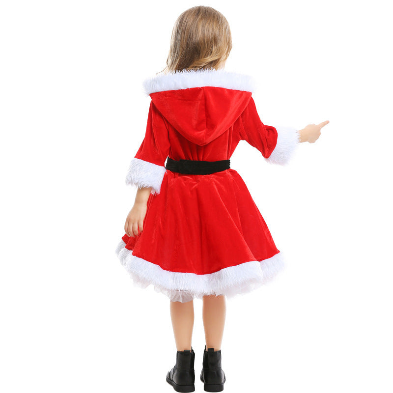 Adorable Red Santa Tutu Dress – Christmas Girl’s Festive Costume