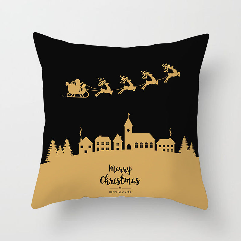 Festive Christmas Pillow Covers - Holiday Decorative Cushion Covers for Cozy Home Decor