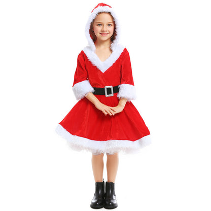 Adorable Red Santa Tutu Dress – Christmas Girl’s Festive Costume