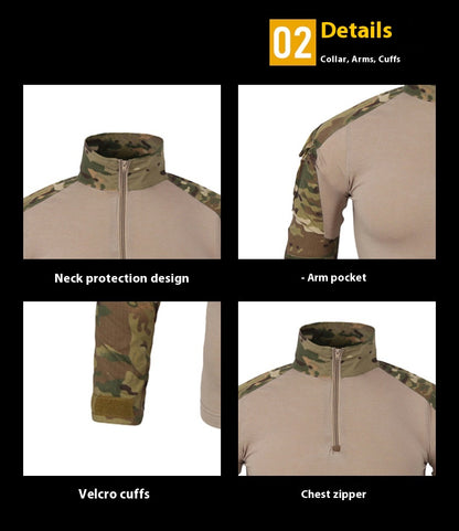 G2 Men’s Camouflage Outdoor Training Suit – Tactical and Durable