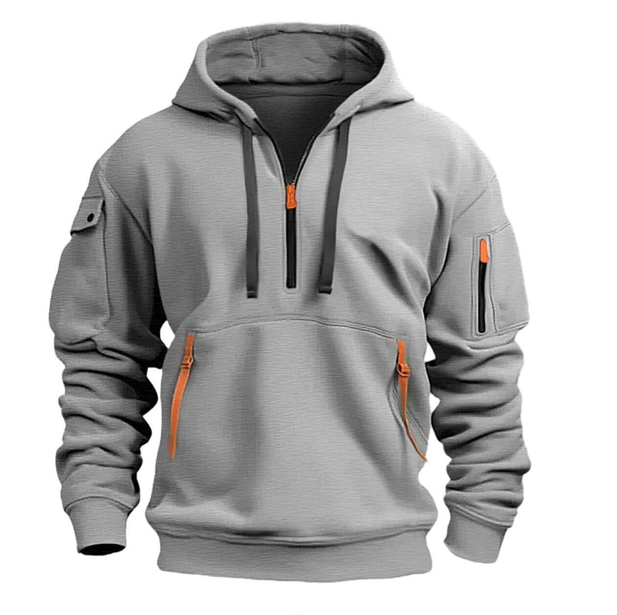 Unisex Cotton Dropped Shoulder Hoodie – Plus Size Loose Pullover Sweatshirt for Casual Comfort"