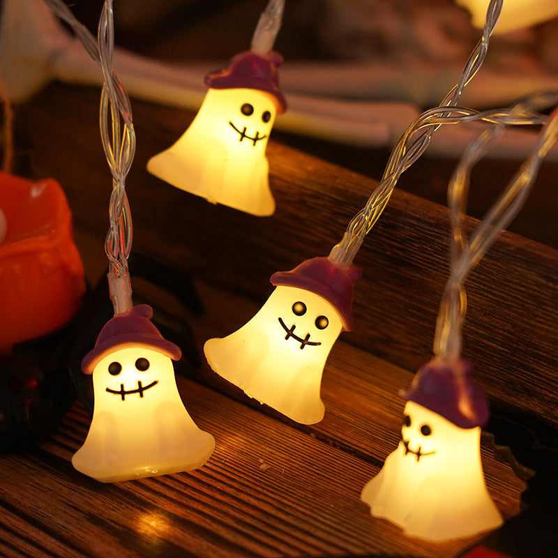 Halloween Lighting Chain | Pumpkin, Ghost & Bat Models for Indoor & Outdoor Decoration