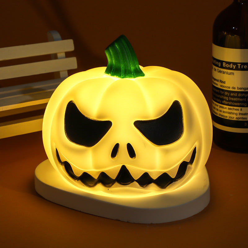 Halloween LED Glowing Pumpkin & Ghost Night Lamps – Adorable Spooky Ornaments for a Magical Glow!