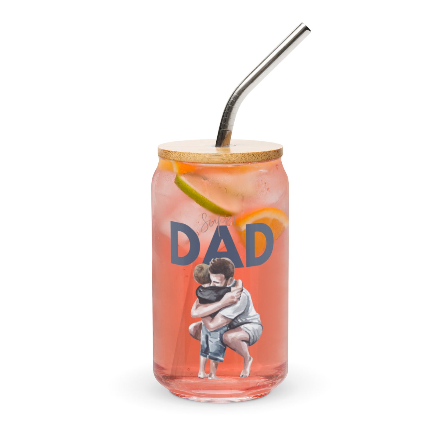 Can-shaped glass for mocktails, coffees and so much more - Only for Super Dads