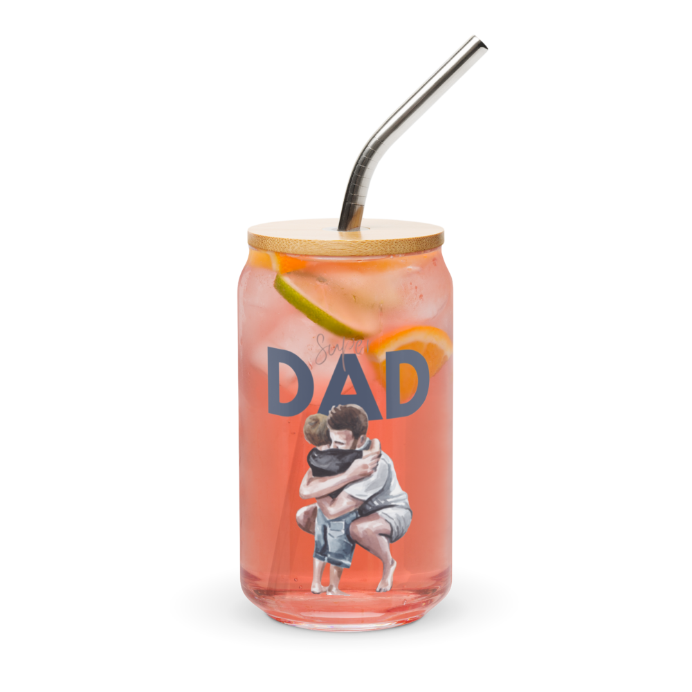 Can-shaped glass for mocktails, coffees and so much more - Only for Super Dads