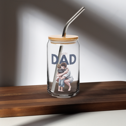 Can-shaped glass for mocktails, coffees and so much more - Only for Super Dads