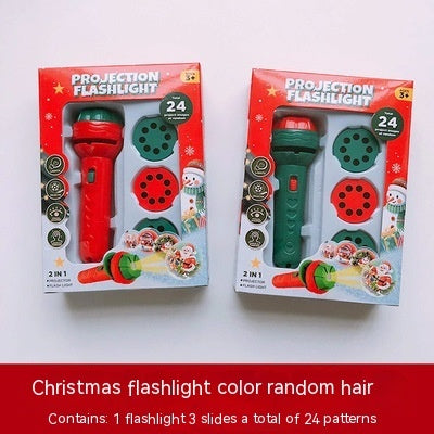 Magical Christmas Projection Flashlight – A Festive Toy for Endless Fun