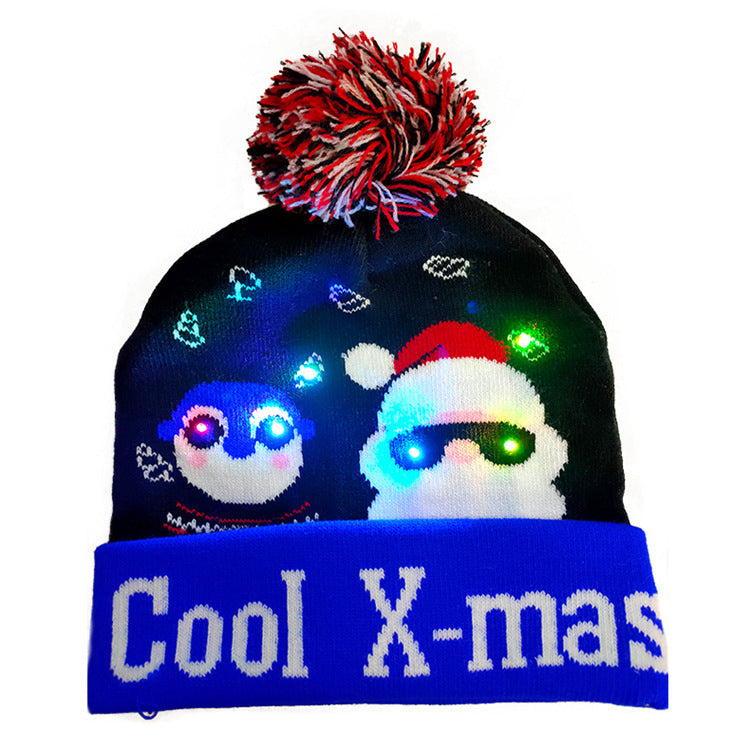 Festive LED Light-Up Christmas Beanie – Cozy, Bright, and Full of Holiday Spirit!