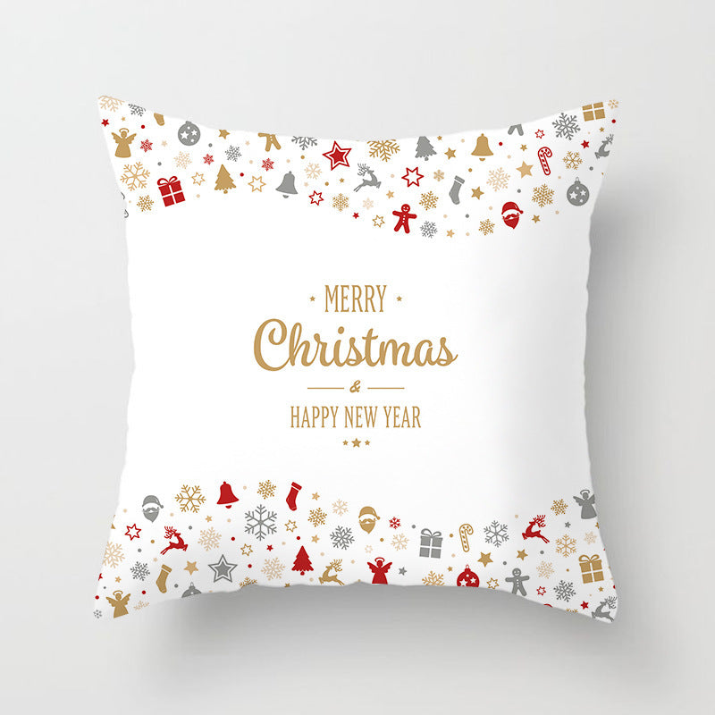 Festive Christmas Pillow Covers - Holiday Decorative Cushion Covers for Cozy Home Decor