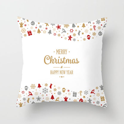 Festive Christmas Pillow Covers - Holiday Decorative Cushion Covers for Cozy Home Decor