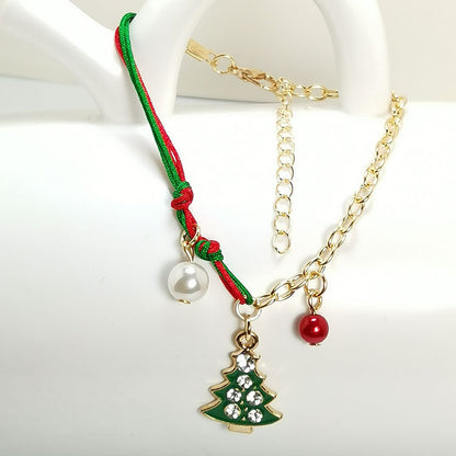 Christmas Charm Bracelet – Snowman, Santa, Tree & More Festive Charms