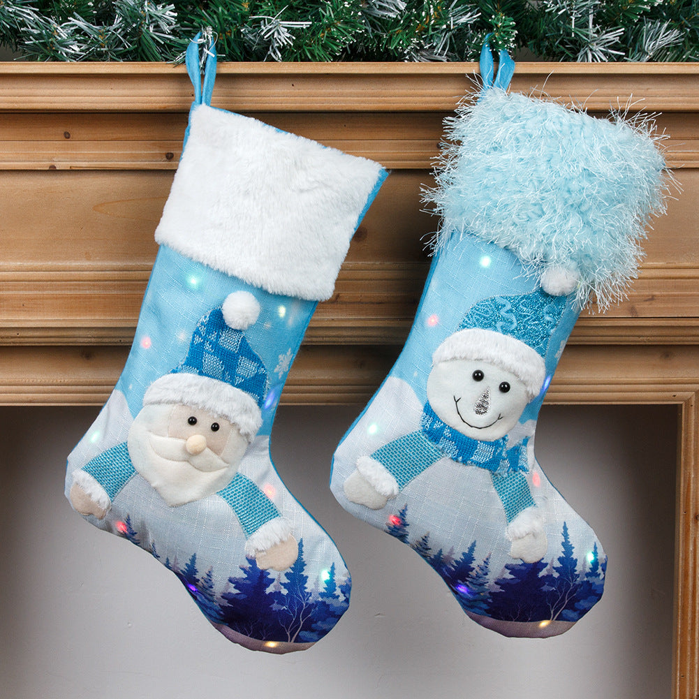 Glowing Christmas Stockings with Lights – Festive, Fun, and Perfect for Holiday Cheer!