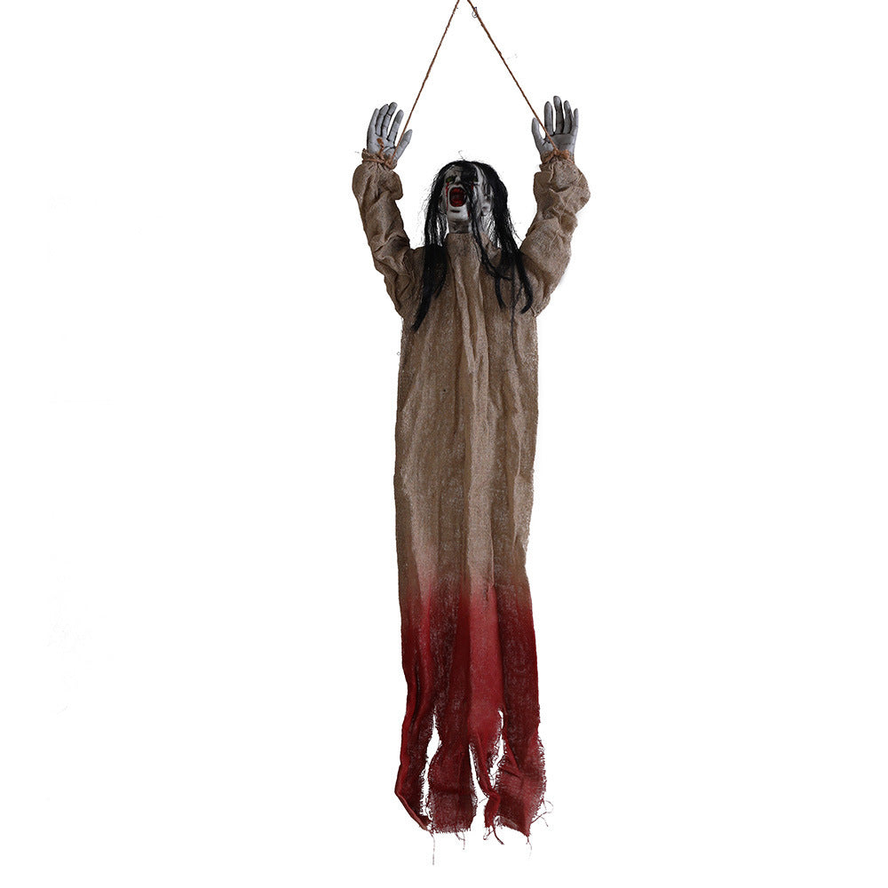 Hanging Ghost Halloween Decoration – Haunting Props for a Creepy Haunted House or Secret Room Setup!