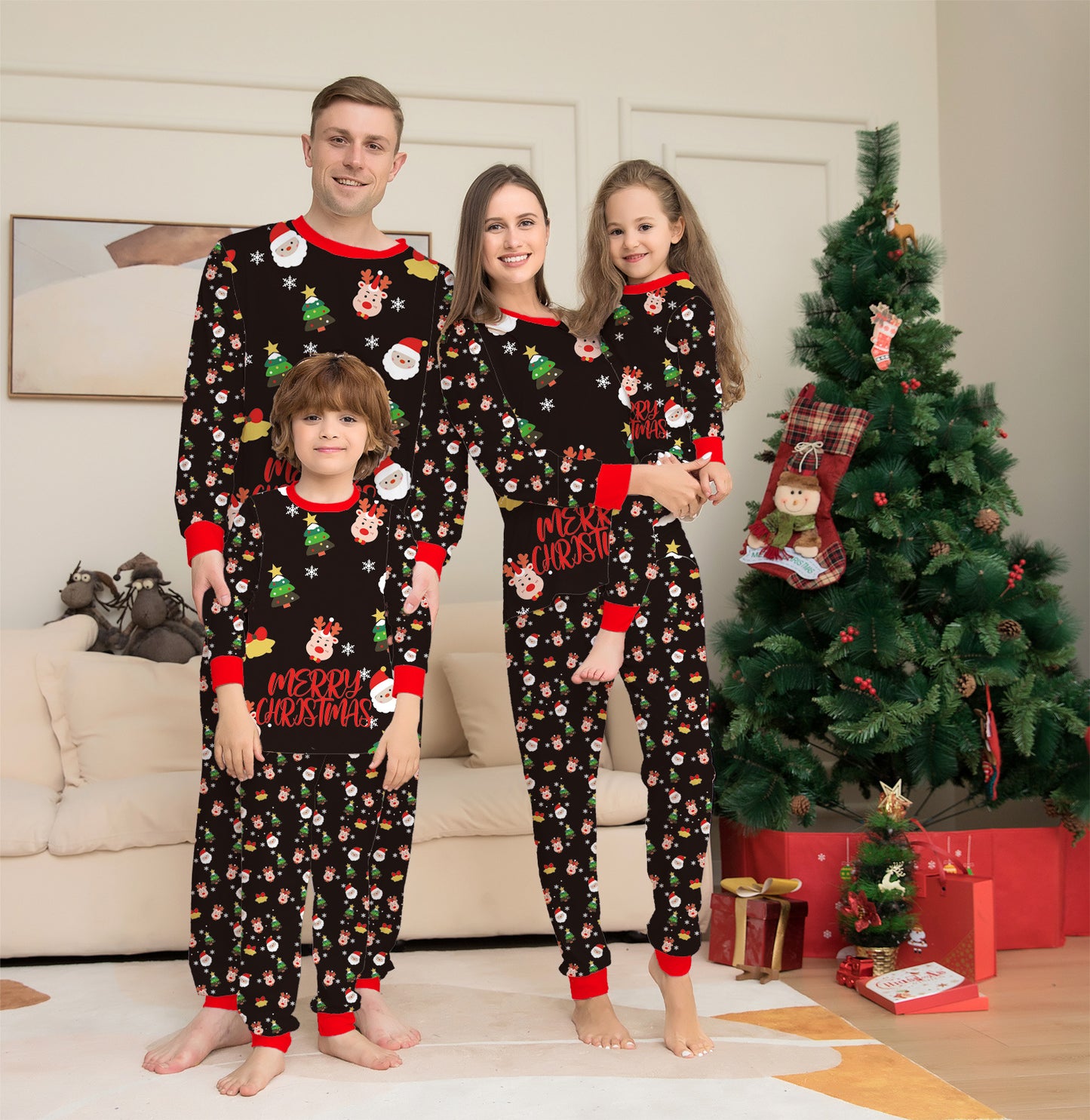 Cozy Family Christmas Matching Pajama Set – Perfect for Festive Nights and Holiday Photos