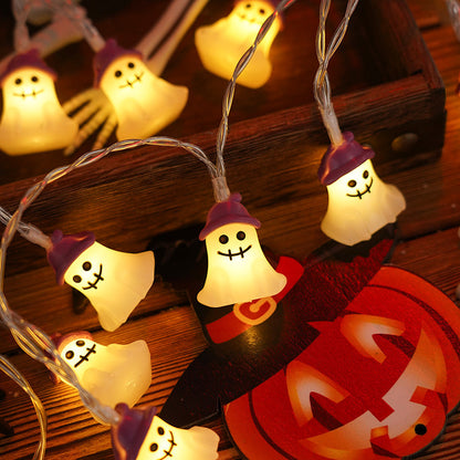 Halloween Lighting Chain | Pumpkin, Ghost & Bat Models for Indoor & Outdoor Decoration