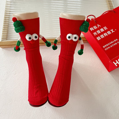 Playful Cartoon Christmas Socks – Add Holiday Cheer to Every Step!