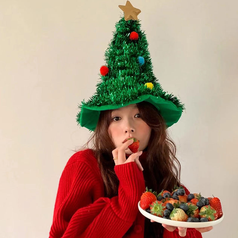 Festive Christmas Tree Hat – Perfect for Holiday Parties & Fun Photos!