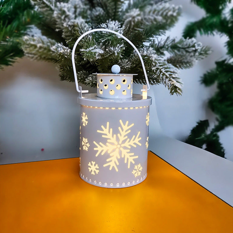 LED Christmas Lantern Set – Nordic Style Decorative Holiday Lights