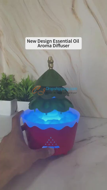 Christmas Tree Aroma Diffuser – Add Cozy Ambiance and Soothing Scents to Your Home This Season