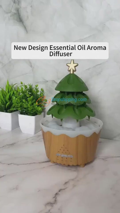 Christmas Tree Aroma Diffuser – Add Cozy Ambiance and Soothing Scents to Your Home This Season