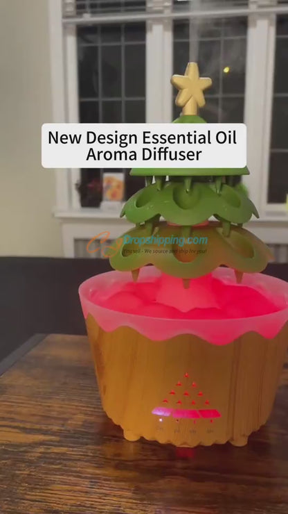 Christmas Tree Aroma Diffuser – Add Cozy Ambiance and Soothing Scents to Your Home This Season